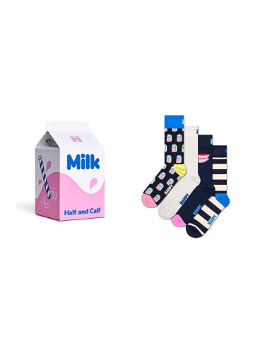 Чорапи Happy Socks 4-Pack Milk Carton Gift Set P001724