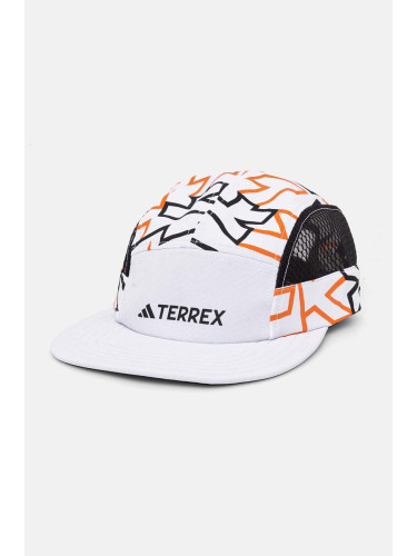 Шапка с козирка adidas TERREX в бяло с десен IN4648