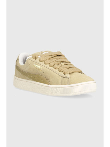 Кожени маратонки Puma Suede XL в бежово 395205 396402