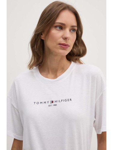 Тениска Tommy Hilfiger в бяло WW0WW42067