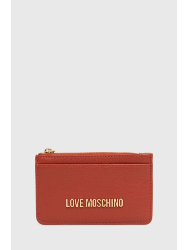 Портмоне Love Moschino дамски в оранжево JC5614PP1LLD0000