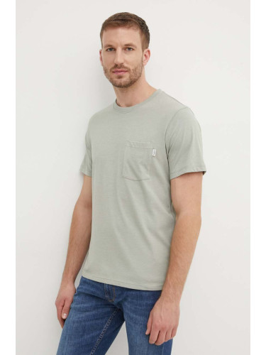 Тениска Pepe Jeans MANS TEE в зелено с изчистен дизайн PM509434