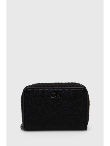 Портмоне Calvin Klein дамски в черно K60K612177