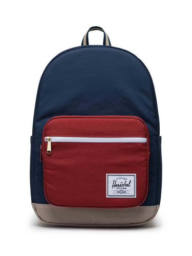 Раница Herschel Pop Quiz Backpack в черно голям размер с изчистен дизайн