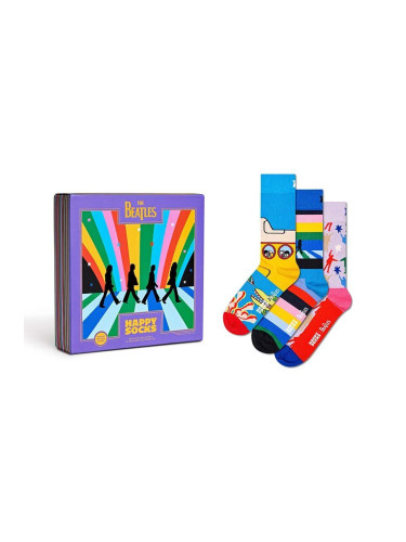 Чорапи Happy Socks Beatles 3-Pack Socks Gift Set (3 броя) P002219