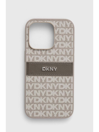 Кейс за телефон Dkny iPhone 14 Pro 6.1 в сиво DKHCP14LPRTHSLE