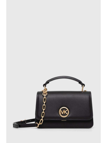 Кожена чанта MICHAEL Michael Kors в черно 32T4GD8C5L