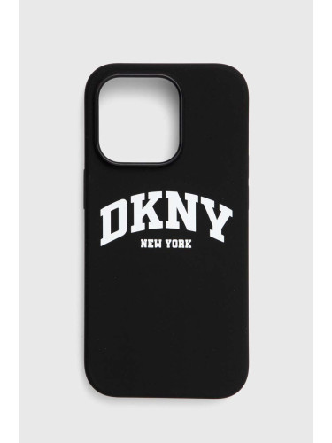 Кейс за телефон Dkny iPhone 14 Pro 6.1" в черно DKHMP14LSNYACH