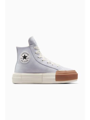 Велурени кецове Converse Chuck Taylor All Star Cruise в синьо A08330C