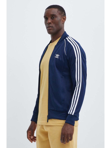 Суичър adidas Originals Adicolor Classics SST Track Jacket в тъмносиньо с апликация IR9866