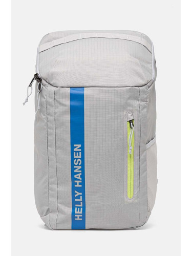 Раница Helly Hansen Spruce 25L в сиво голям размер с принт 67540