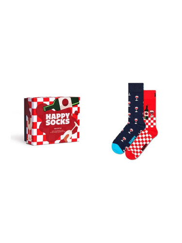 Чорапи Happy Socks GIFTBOX 2-Pack Wine Gift Set (2 чифта) P001837