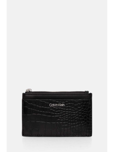 Портмоне Calvin Klein дамски в черно K60K612675