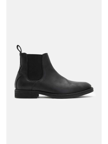 Кожени боти челси AllSaints Creed Boot в черно M040FB