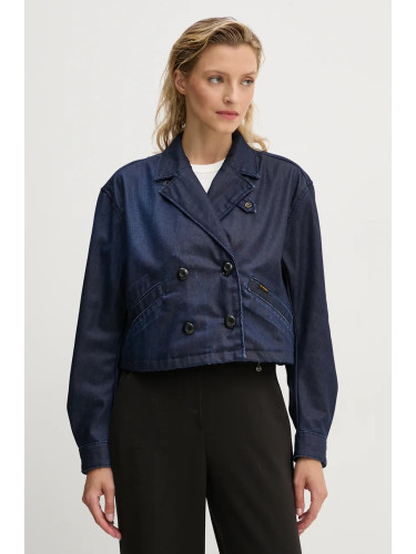 Дънково яке G-Star в тъмносиньо преходен модел D25339-4639