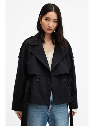 Яке AllSaints BECKETTE TRENCH в черно преходен модел W036OA