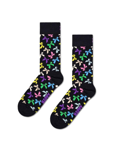 Чорапи Happy Socks Bow Sock в черно P001531