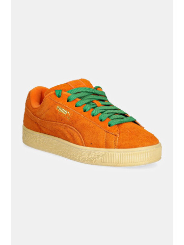 Велурени маратонки Puma Suede XL CARROTS в оранжево 398800