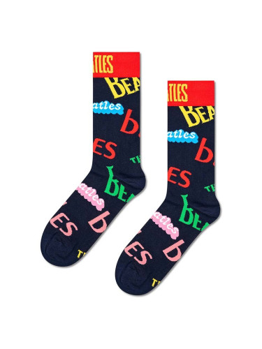 Чорапи Happy Socks Beatles In The Name Of Sock в тъмносиньо BEA01-6504