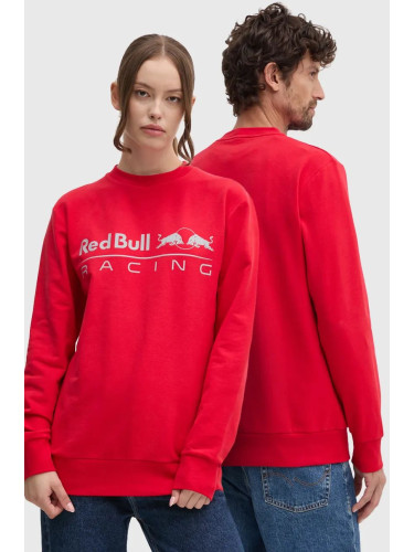 Суичър Red Bull Racing x Pepe Jeans в червено с принт RU580002