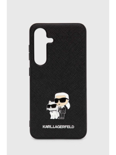 Кейс за телефон Karl Lagerfeld Galaxy S24 S921 в черно KLHCS24SPSAKCMPK