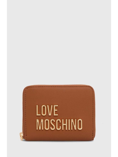 Портмоне Love Moschino дамски в кафяво JC5613PP1LKD0000