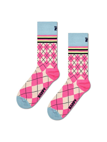 Чорапи Happy Socks Mixed Argyle Sock в розово P001872