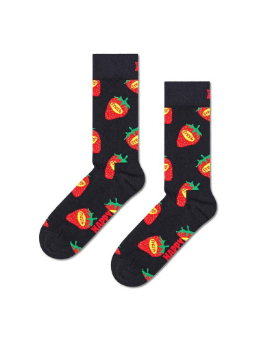 Чорапи Happy Socks Strawberry Fresh Sock в тъмносиньо P001506