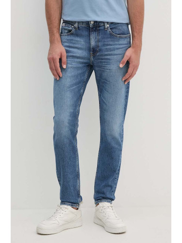 Дънки Calvin Klein Jeans в синьо J30J324845