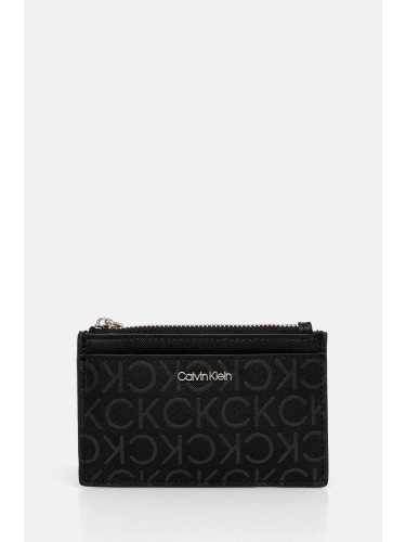 Портмоне Calvin Klein дамски в черно K60K612434