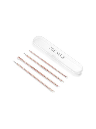 Комплект за премахване на черни точки Zoë Ayla Pimple Popper Kit (4 броя)