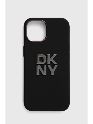 Кейс за телефон Dkny iPhone 15 / 14 13 6.1" в черно DKHCP15SSMCBSK