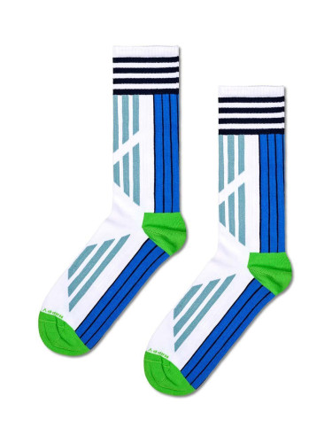 Чорапи Happy Socks Runner Sneaker Sock в бяло P001327