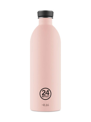 Бутилка за вода 24bottles Urban Bottle 1000ml Dusty Pink в розово Urban.1L.StoneDustyPink