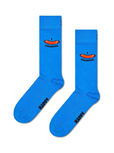 Чорапи Happy Socks Sausage Sock в синьо P001576