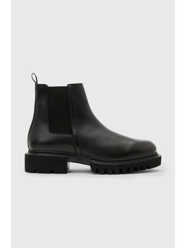 Кожени боти челси AllSaints VINCE BOOT в черно M050FB