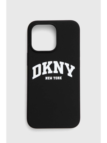 Кейс за телефон Dkny iPhone 13 Pro / 6.1" в черно DKHMP13LSNYACH