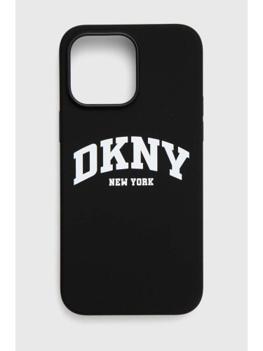 Кейс за телефон Dkny iPhone 14 Pro Max 6.7" в черно DKHMP14XSNYACH