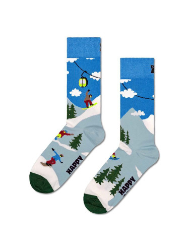 Чорапи Happy Socks Snowboard Sock в синьо P001511