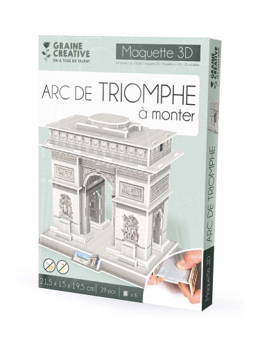 Пъзел 3d Graine Creative Maquette Arc De Triomphe 54 elementy