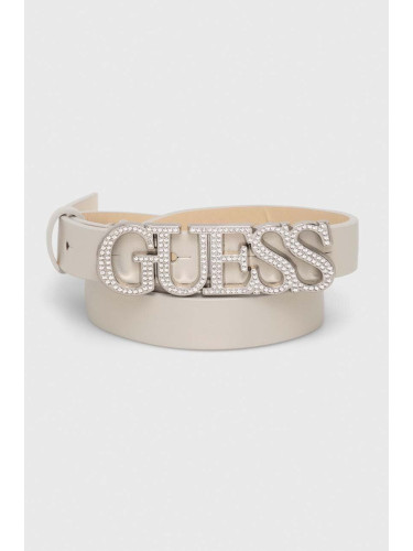 Колан Guess DENISE дамски в бежово W4YZ02 WGDK0