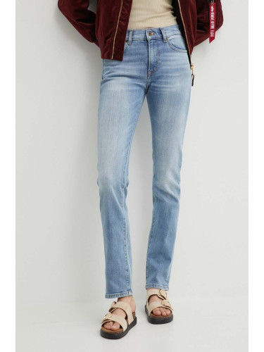 Дънки Pepe Jeans SLIM JEANS MW в синьо PL204589PG0