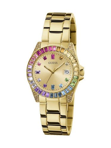 Часовник Guess дамски в златисто GW0475L3