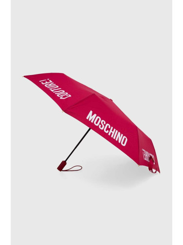 Чадър Moschino в бордо 8983