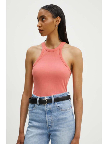 Памучен топ G-Star x Sofi Tukker в бяло