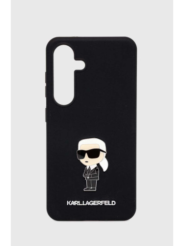 Кейс за телефон Karl Lagerfeld S24 S921 в черно KLHCS24SSMHKNPK