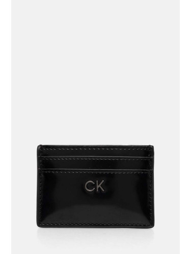 Калъф за карти Calvin Klein в черно K60K612428