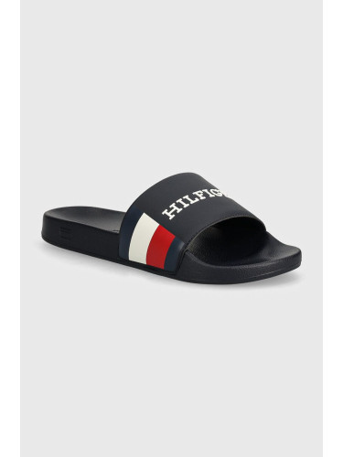 Чехли Tommy Hilfiger HILFIGER RWB POOL SLIDE в тъмносиньо FM0FM05093