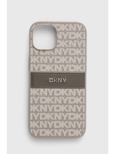 Кейс за телефон Dkny iPhone 14 / 15 / 13 6.1 в сиво DKHCP14SPRTHSLE