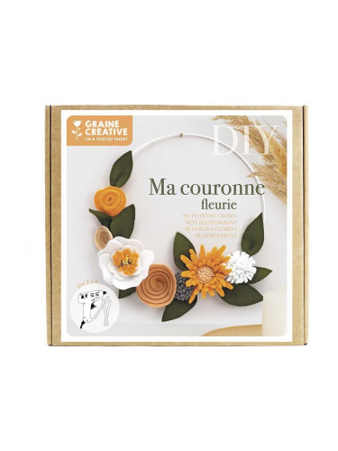 Комплект diy декорация Graine Creative Ma couronne Fleurie